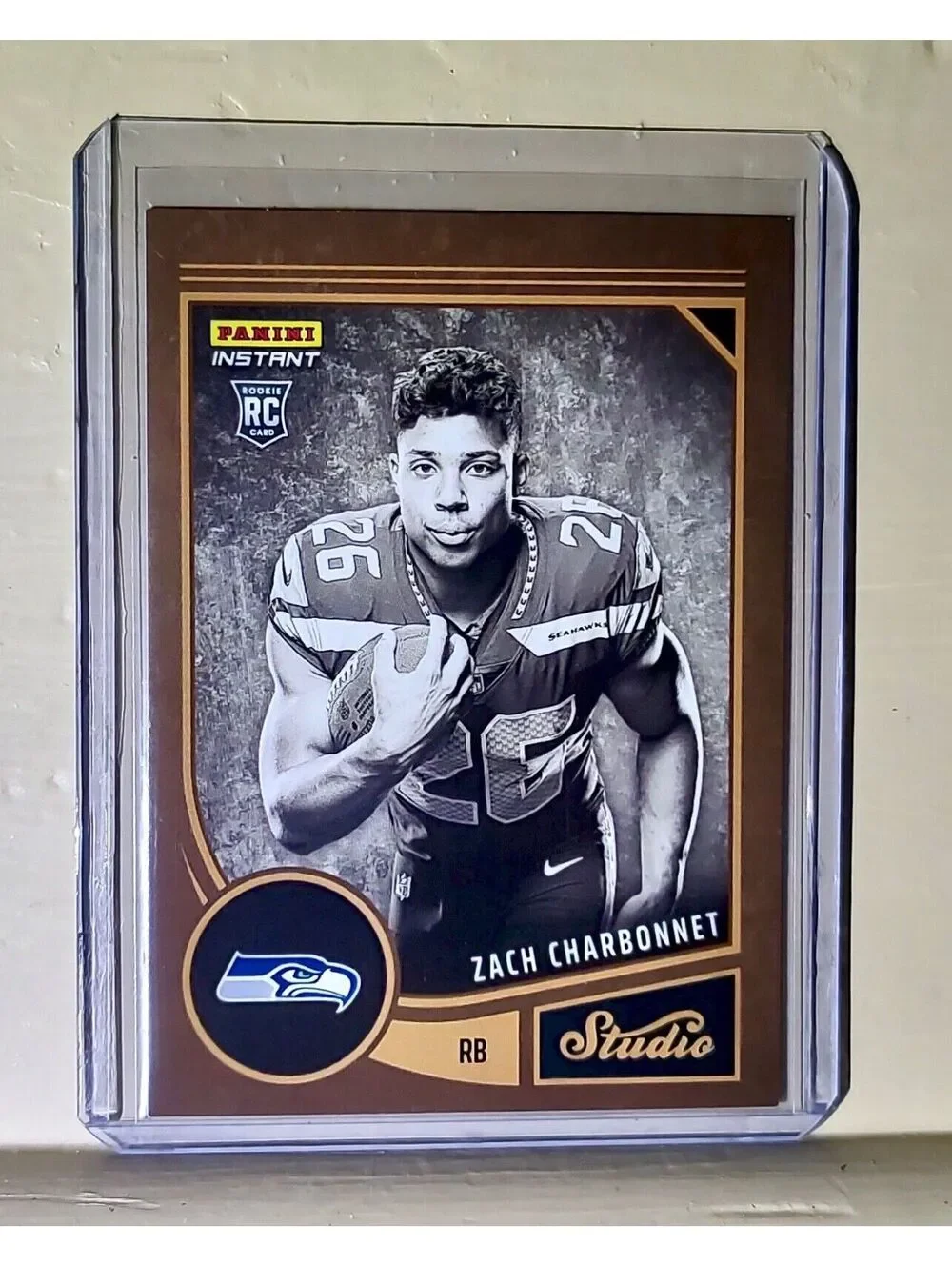 Zach Charbonnet 2023 Panini NFL Studio Rookies #13 Rookie Card 1/370